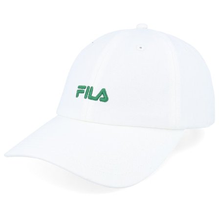 Fila - White unconstructed Czapka Z Daszkiem - Faridokt With Small Logo Antique White Dad Cap @ Hatstore