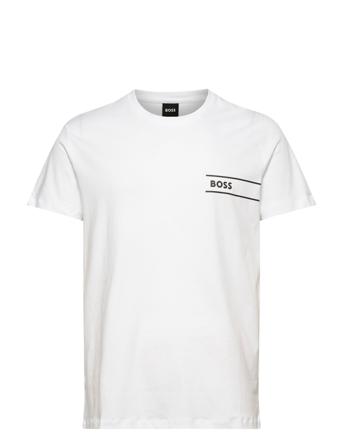 Tshirtrn 24 Underwear Night & Loungewear Pyjama Tops Vit BOSS