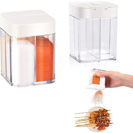 Neljä yhdessä maustepurkki, 2 kpl maustepurkkeja, maustelaatikko