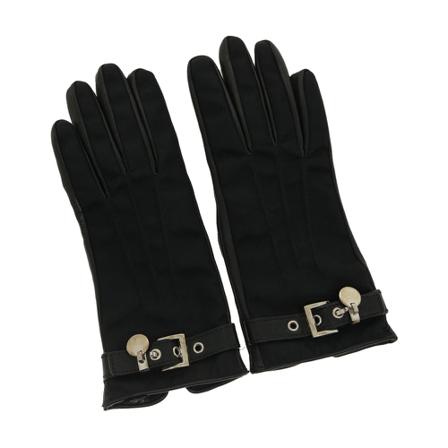Prada Vintage, Gloves Zwart, Dames, Maat:ONE Size