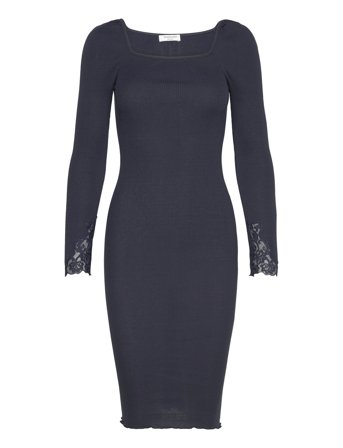 Rosemunde | Silk Dress W/ Lace | M