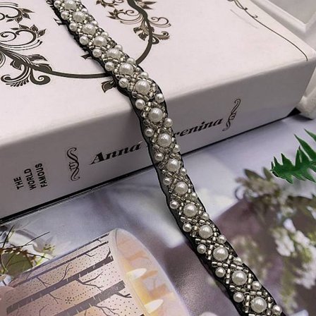 1 Yard Pearl Braid Spetsband Spetskant F F