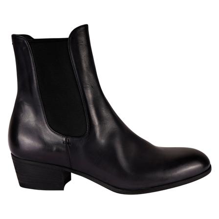 Pantanetti, ankle boots in leather Zwart, Dames, Maat:37 EU