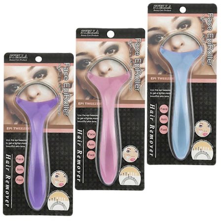 Portabel smärtfri ansiktsepilator för kvinnor för att ta bort oönskad hårväxt i ansiktet, på överläppen och kinderna