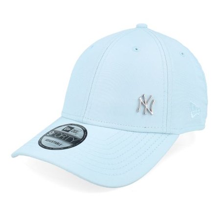 New Era - MLB Blå adjustable Keps - New York Yankees Flawless 9FORTY Pale Blue Adjustable @ Hatstore