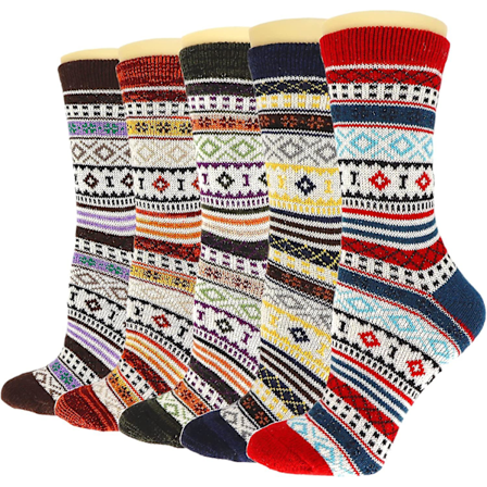 Par Herre Ullsokker Tykke Termiske Tursokker Vinter Varme Støvler Kraftige Myke Komfortable Sokker For Kalde Forhold