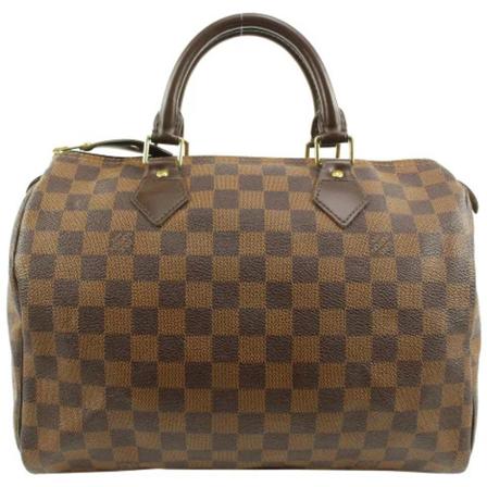 Louis Vuitton Vintage, Pre-owned Leather louis-vuitton-bags Bruin, unisex, Maat:ONE Size