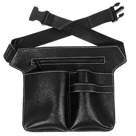 Hållbar Frisör Midjeväska Hårtrimningsverktyg Läder Väska Förvaringspåse Bärbar Midjeväska För Dagligt Bruk (