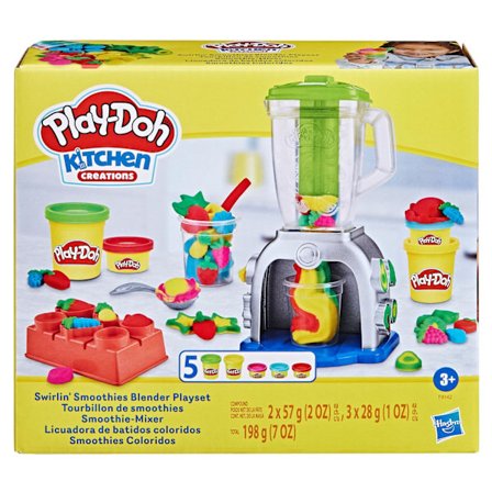 Play-Doh lekset med Swirlin' Smoothies Blender och tillbehör