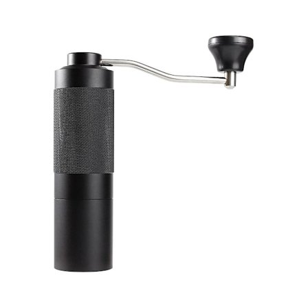 Køkken Sort Manuel Kaffe Grinder Bærbar Justerbar Rustfrit Stål Burr