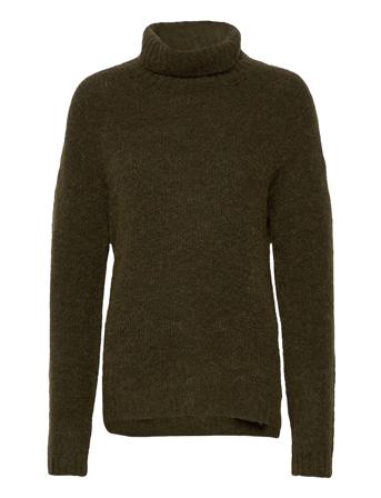 11 The Knit Rollneck Høyhalset Pologenser Grønn Denim Hunter