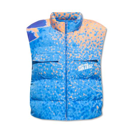 MSFTSrep Quilted vest , Blauw , Heren , Maat: XL