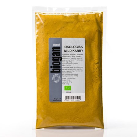 Biogan Karry Ø 100 g, Helse & Madvarer, Krydderier, Karry