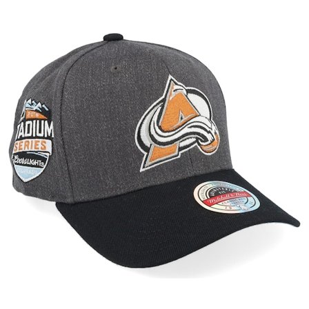 Mitchell & Ness - Gris adjustable Gorra - Hatstore Exclusive x Colorado Avalanche Power Play Grey/Black Adjustable @ Hatstore