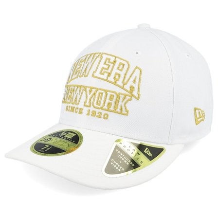 New Era - White fitted Caps - Wordmark 100 Anniversary 59FIFTY White Fitted @ Hatstore