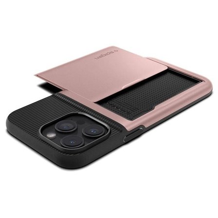 Spigen Slim Armor CS-etui for iPhone 15 Pro Max - Rosa