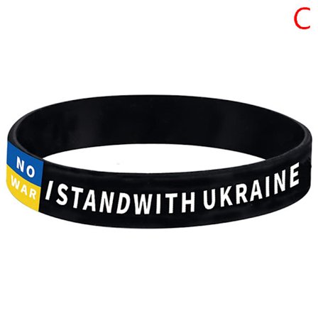 1PC Fotboll Ukraina Land National Flag Armband Sport Elasti