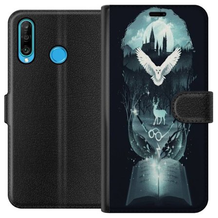 Kompatibelt Plånboksfodral till Huawei Huawei P30 lite Harry Potter