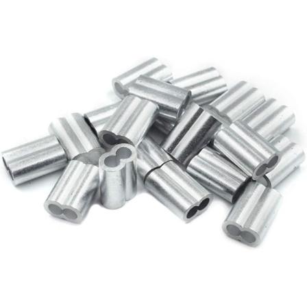 Aluminium crimphylsor med dubbla crimphylsor, kabelanslutningar(M1.2-M1.5-M2.0-M2.5-M3-M4-M5)