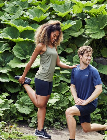 ZEBDIA Women Short Sports Tights - Black - XS