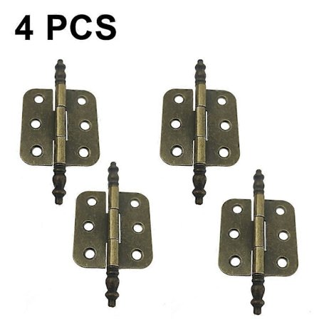 4 stk. Grønne Bronzelåger - Kronehoved Låger til Møbler [DB]