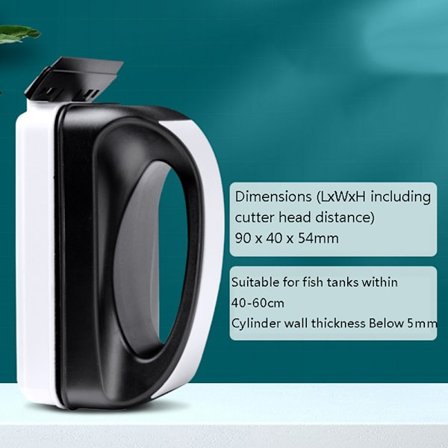 Akvarietillbehör akvariumborste tvåsidig magnetisk borste 3