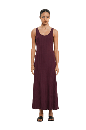 Residus Poulette Dress - Wine Klänningar Dam Röd XS