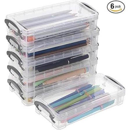 Penneetui med stor kapacitet, opbevaringsboks til kontorartikler, opbevaringsboks til pensler og farveblyanter, akvarelpenbeholder_tfrf