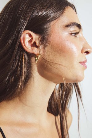 NA-KD Créoles irrégulières en plaqué or - Bijoux - Or - One Size