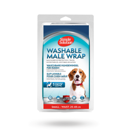 Simple Solution - Washable Male Wrap - Markeringsbeskyttelse, Tispetruse, Hjemmeapotek på Doggie.no