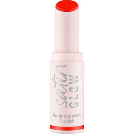 essence SATIN GLOW rossetto luminoso 07-Coral It A Day 3.5g - Rossetto