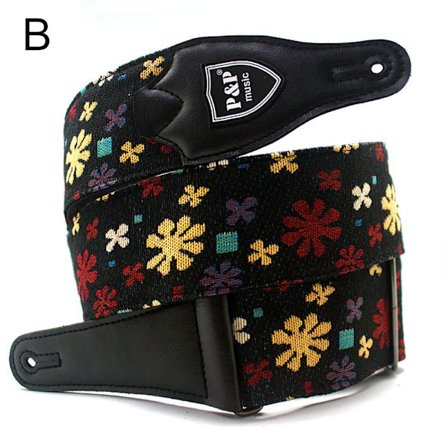 Justerbar rem för gitarr i bohemisk stil B B