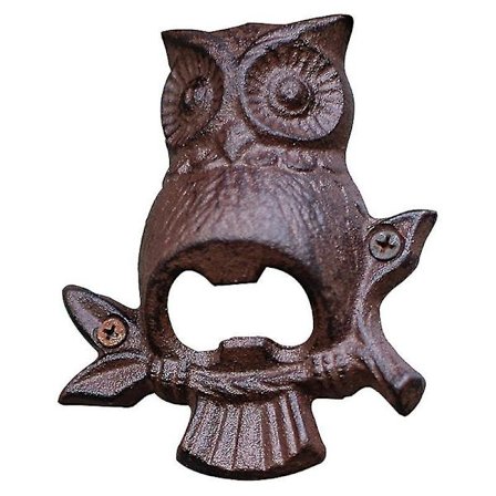 1 stk. Ugleformet Ølbååbner Væghængt Åbner Flaskeåbningsværktøj (kaffe)