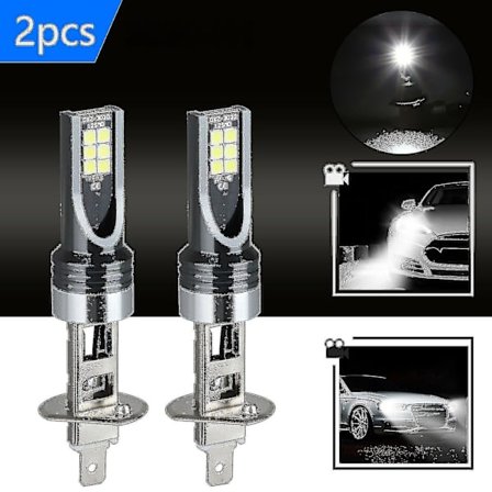 H1 LED-hovedlyspærer Konverteringssett 100W 14000lm 6500k Hi/lo Beam Lampe
