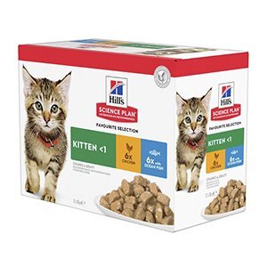 Hills SP Kitten Chicken & Ocean Fish, 12x85g