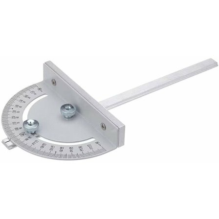 Vinkelmåler til træbearbejdning, 180 graders cirkulær bordssav T-formet vinkelmåler, geringssav til gør-det-selv træbearbejdningsbordssav