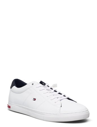 Tommy Hilfiger Essential Leather Detail Vulc - White - 46