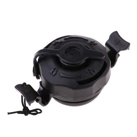 3 i 1 Luftventil Sikker Tetningshette For Oppblåsbar Luftmadrass Svart