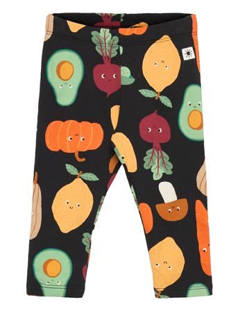 Leggings Veggies Aop Brusched Black Lindex