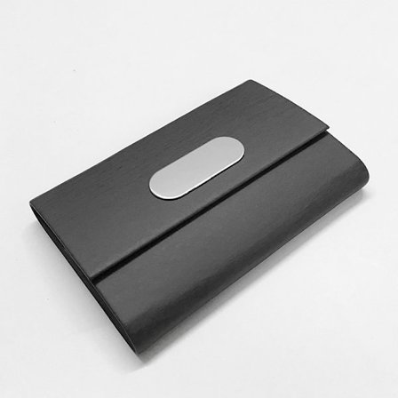 Visitkortshållare, smal visitkortshållare i PU-läder