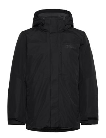 Romberg 3In1 Jkt M Outerwear Sport Jackets Quilted Jackets Svart Jack Wolfskin*Betinget Tilbud