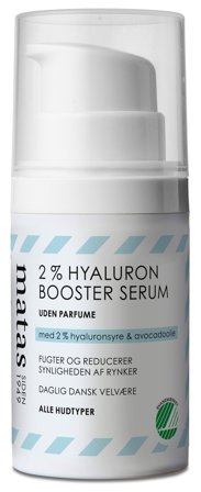 3 for 2 - Matas Striber 2% Hyaluron Booster Serum Uden Parfume 30 ml, Skincare, Ansigtspleje, Serum