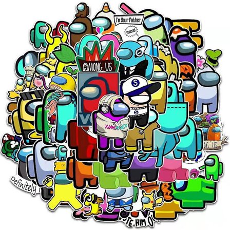 100 stk. vandtætte vinylklistermærker, graffiti-stil, til bil, bærbar computer, skateboard, cykel, knallert og motorcykel.
