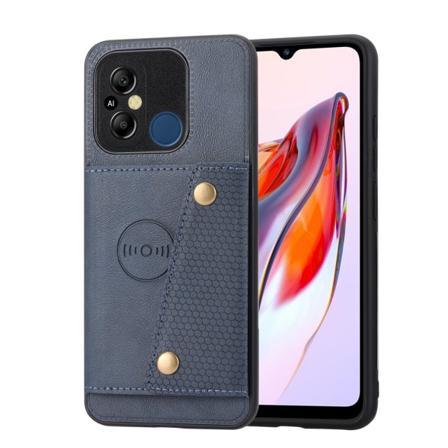 Stilig retro flip lommebokveske til Xiaomi Redmi 12C - 5 farger Dark blue