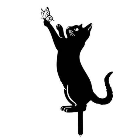 Katte metalstatuer havedekorationer B B