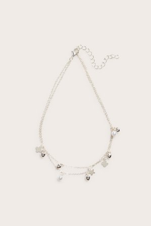 Kappahl | Smykke med to rader | Sølv