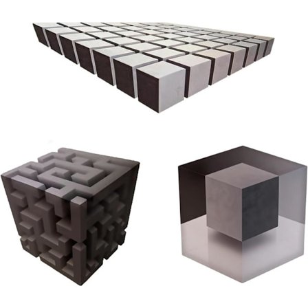 Todellisuutta muokkaava seinätaide, 3D-seinätaide optinen illuusio kulma seinätarra, moderni abstrakti 3D stereoskooppinen kuutio tarra 