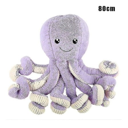 Søt Smilende Bleksprut Plysjleke Myk Fylt Bomullsdyrpute Flotte Bursdags- og Julegaver Til Barn TAO