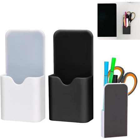 ING Magnetiske Penneholdere Pakke med 2 Tavlemagneter Penneholder Magnetisk Pennebrett Kjøleskap Markørholder for Tavle Kjøleskap Skap & Markører &