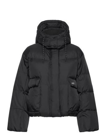 Western Bubble Shorty Caviar Foret Jakke Black LEVI ́S Women